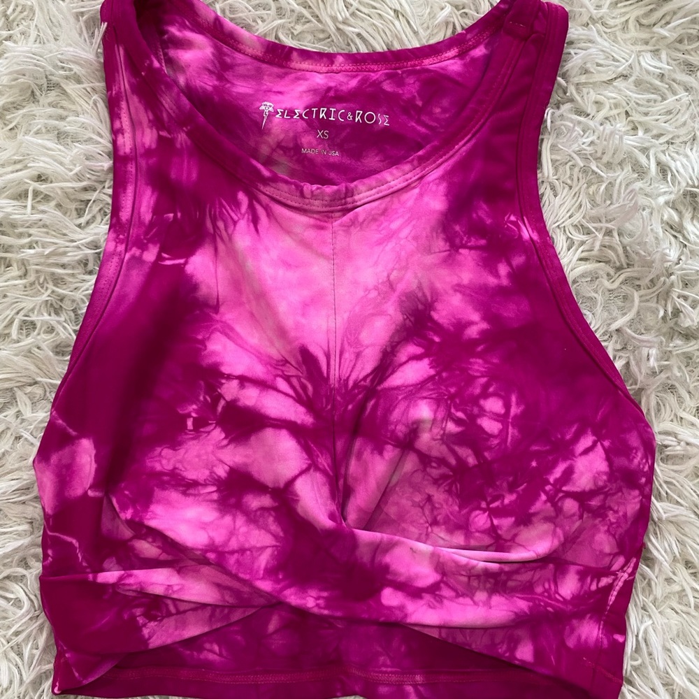 Electric & Rose Sports Bra